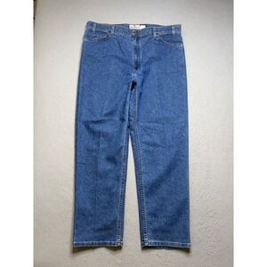 Levi Strauss Signature Jeans Mens 42x30 Blue 540 Relaxed Fit Wrinkle Free‎ 90s